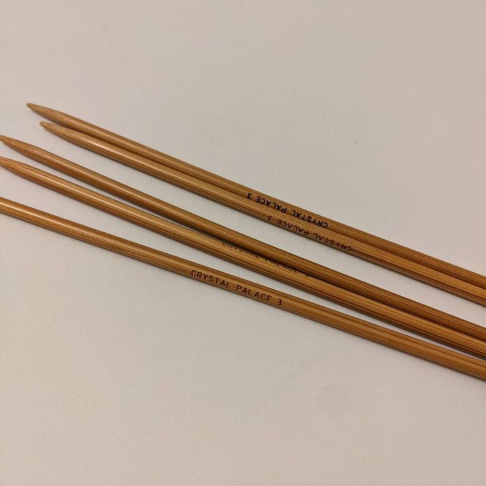 Crystal palace bamboo double pointed needles 3